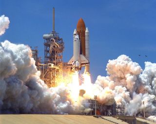Space Shuttle Columbia Nasa Launch 11 X 14 Poster Photo Picture N1