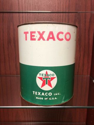 Rare.  Texaco 1 Gallon Can.  Dated.  May 1959