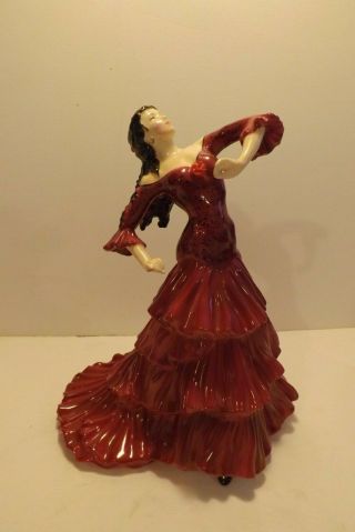 Limited Edition Coalport Passion For Dance Bolero Figurine Red Flamenco Dancer