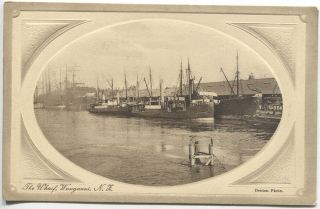 Zealand C.  1910: F.  T.  Series Card (no.  2055) W/view The Wharf Wanganui