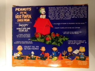 NIB Snoopy World War 1 Flying Ace - Peanuts It ' s the Great Pumpkin Charlie Brown 3
