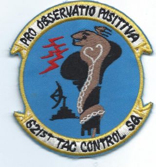 Usaf Theatre Made 621st Tactical Control Squadron Patch