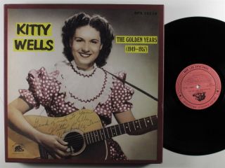 Kitty Wells The Golden Years 1949 - 1957 Bear Family 5xlp,  /,  Box Germany W/book^