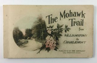 The Mohawk Trail 10 Hand Colored Postcards By The Greylock Hotel Williamstown Ma