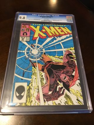 Uncanny X - Men 221 9.  8 Cgc,  First Mr.  Sinister,  Marvel Comics 1987