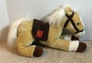 Legendary Wells Fargo Pony Lightning Plush 2010 Stuffed 13 " Horse