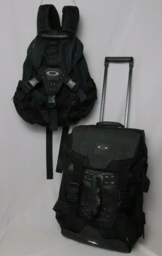 Vintage Oakley Tactical Luggage Suitcase Icon 1.  0 Backpack Bundle