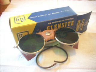 Box Glensite Safety Spectacles - - With Side Shields - G.  H.  3.  0 On Lens