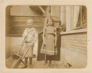 Early 1900s Photo Album Social History Children Fashion Dutch Netherlands ?