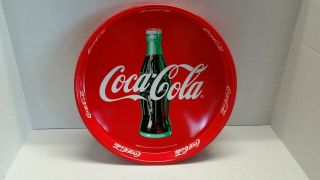 Coke Stamped Metal Serving Tray Old Stock