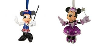 Disney Parks Disneyland Tour Guide Minnie Mouse Xmas Ornament,  Sugar Plum Fairy