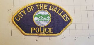 City Of The Dalles (or) Police Department Patch