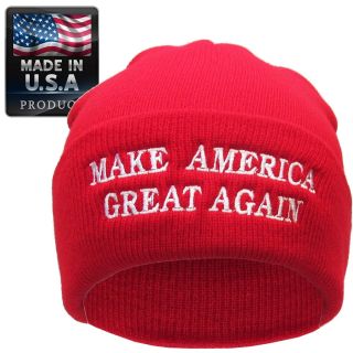 Make America Great Again Donald Trump Knit Skull Cap Hat Beanie