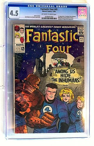 Fantastic Four 45 Cgc 4.  5 (cgc 0249491002)