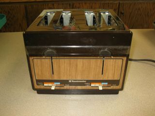 Vintage Toastmaster 4 - Slice Toaster Wide Slots,  Model D147