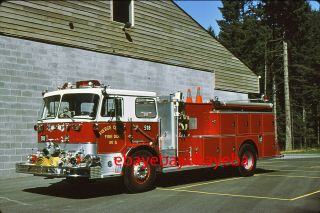 Fire Apparatus Slide,  Engine 518,  Pierce Co Fd 5 / Wa,  1976 Seagrave / W.  S.