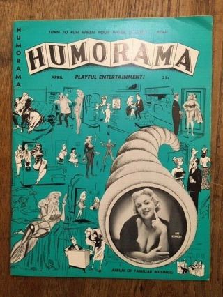 Humorama 1 4/1957 - Atlas - 1st Issue - Cheesecake - Betty Page - Bill Ward - Decarlo - Vf