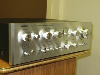 Hitachi Integrated Amplifier Vintage Stereo Amp Ha - 610 Serviced & Restored