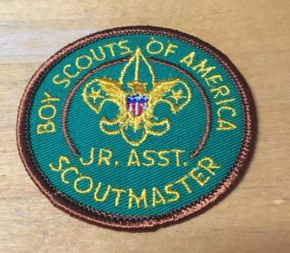 Boy Scouts Junior Assistant Scoutmaster Patch 1970 - 1971 2 1/2 "