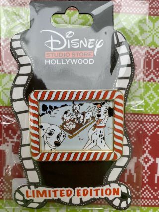 101 Dalmatians Disney Studio Store Hollywood Dssh Le 150 Surprise Holiday Pin