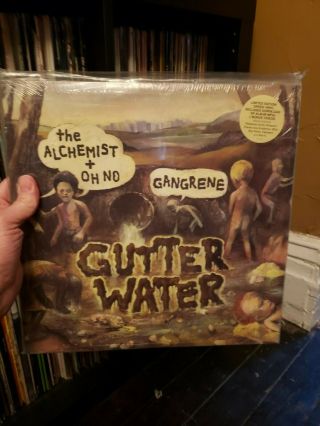 Alchemist Oh No Gutter Water 2lp Og Pressing Roc Marciano Nm Colored Vinyl