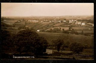 1930 Saundersfoot View Real Photo Postcard Pembrokeshire Wales