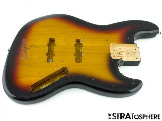 Fender Vintage 62 Ri Jazz Bass Body 1962 Reissue J Bass Alder 3 Color Sunburst