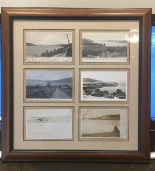 Collage Of Keuka Lake Postcards,  Glenn Curtiss Wing Plane