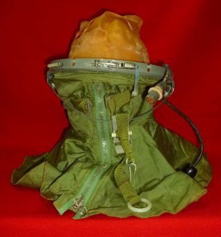 Russian Soviet Air Force Mig Pilot Neck Ring Cover Helmet Gsh 6a Ussr Wire 1m