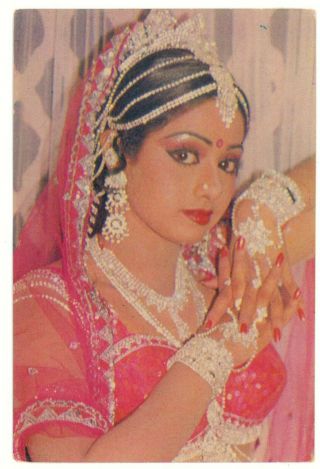 Sridevi - Indian Bollywood Actress - - Indian Post Card