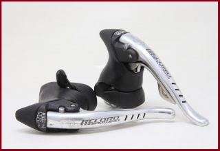 Campagnolo Record Titanium 8s Speed Ergopower Shifters Brake Levers Vintage 90s