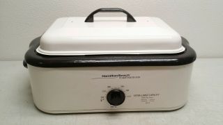 Hamilton Beach 32182 18qt Quart Electric Countertop Roaster Oven W/ Box & Pans