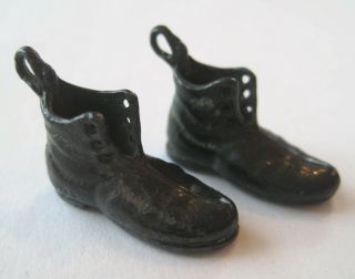 Vtg 20s 30s Metal Pair Gotzian Shoe Charms Antique Advertising Fob St.  Paul,  Mn