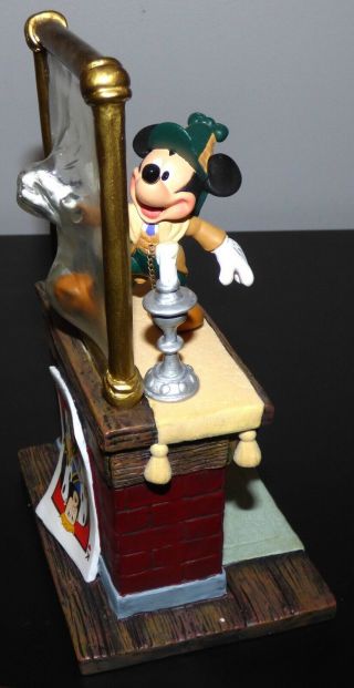 Mickey Mouse Mirror Of Clues 2002 Disneyana Convention Le Figurine,  Watch Cib