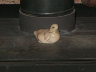 Vintage B&g Bing Grondahl Porcelain Baby Duck Figurine - Denmark