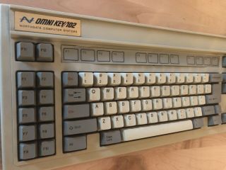 Vintage Northgate Computer Systems Omni Key/102 Keyboard Gold Label