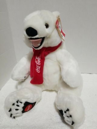 Rare Coca - Cola Limited Edition Polar Bear Orlando Plush