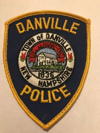 Hampshire Nh Town Of Danville Police Patch