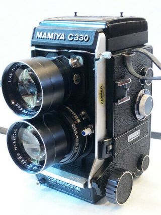 Near Vintage Mamiya C330 Pro Tlr Camera With Sekor 135mm F/4.  5 Lens,
