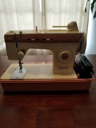 Vintage Singer Merritt Model 2404 Sewing Machine 27 Fashion Disks Cams