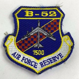 Us Air Force Reserve B - 52 Bomber 1500 Hours Flight Patch