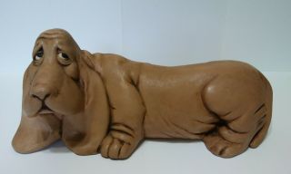 Basset Hound Dog Duncan Ceramic Vintage