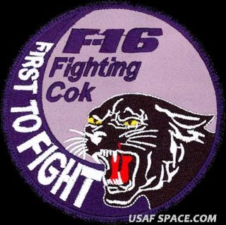 Usaf 35th Fighter Squadron - F - 16 - Fighting Cok - Korat Rtafb,  Thailand - Patch