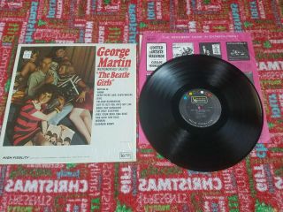 The Beatles George Martin Lp Record In Shrink The Beatle Girls,  Ua 1966 Mono
