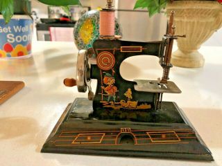 Antique Toy Sewing Machine Casige No.  121 In Britisch Zone Germany William Tell