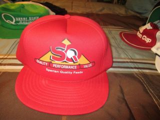 Vintage Spartan Quality Feeds Snap Back Hat