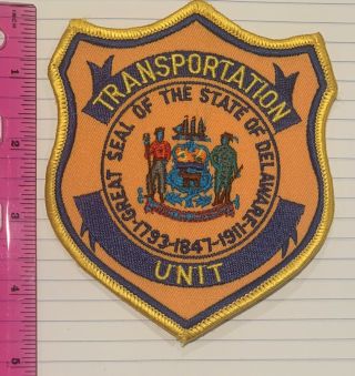 Delaware Department Of Corrections Transportation Unit Patch