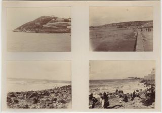 Weston - - Mare Somerset Social History Birnbeck Pier 8 Photographs C.  1900