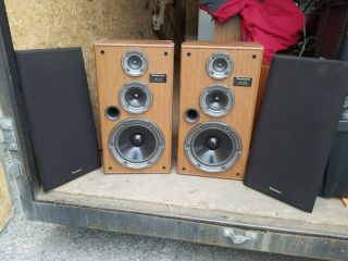 Technics Sb - Cr55 Vintage 3 - Way Speakers