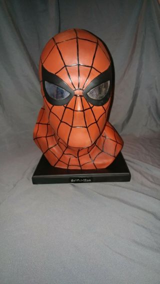 Dynamic Forces Spider - Man Life Size Bust Head Alex Ross Statue Marvel